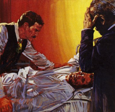 Anticiperend op een nieuwe mentale aanval, schoot Vincent Van Gogh zichzelf neer door English School