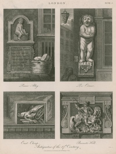 Antiquiteiten van de 17e Eeuw door English School