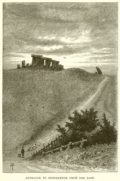 Toegang tot Stonehenge vanuit het Oosten door English School