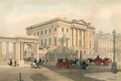 Apsley House en ingang van Hyde Park Corner, Piccadilly, Londen door English School