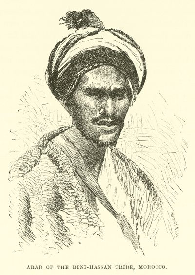 Arabier van de Beni-Hassan stam, Marokko door English School