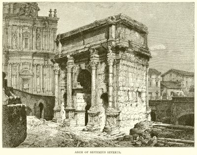 Boog van Septimius Severus door English School