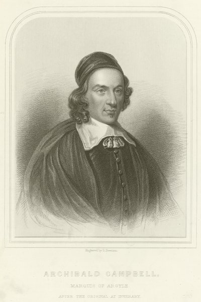 Archibald Campbell, Markies van Argyle door English School