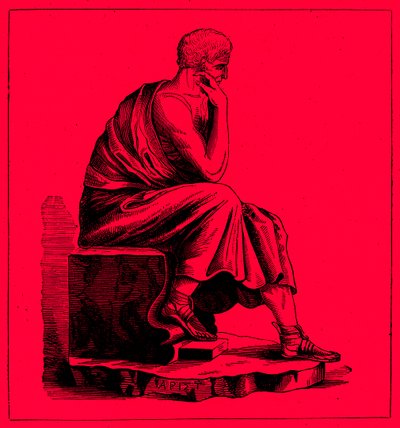 Aristoteles, illustratie uit The Illustrated History of the World, gepubliceerd ca. 1880 door English School