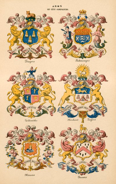 Wapens van stadsbedrijven door English School