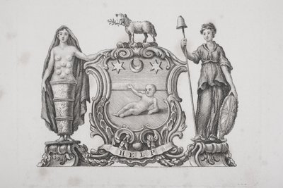 Wapen van het Foundling Hospital door English School