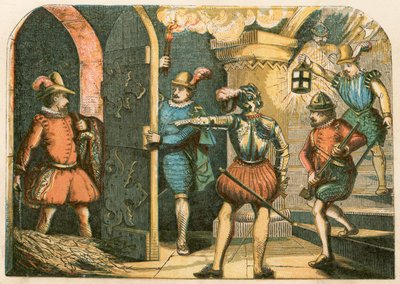 Arrestatie van Guy Fawkes door English School