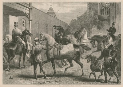 Aankomsten voor de Paardenshow in de Landbouwhal door English School