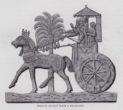 Assyrische strijdwagen door English School