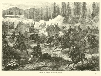 Aanval op Franse bevoorradingskonvooi, september 1870 door English School