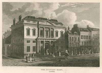 Auction Mart, St Bartholomews Lane, Londen door English School
