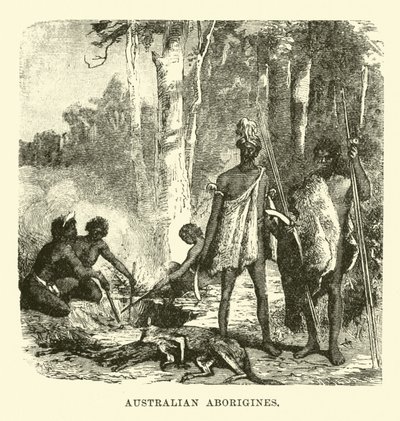 Australische Aboriginals door English School