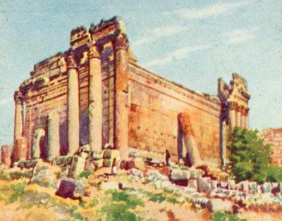 Baalbek, Tempel van Bacchus door English School