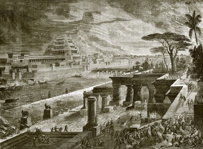 Babylon ingenomen door het leger van Cyrus de Grote door English School