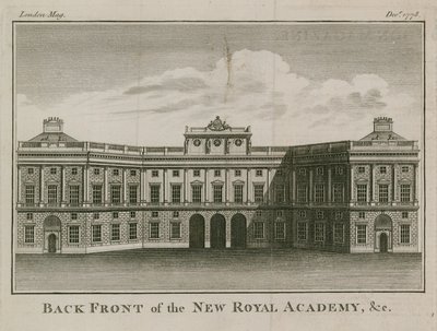 Achterkant van de nieuwe Koninklijke Academie door English School