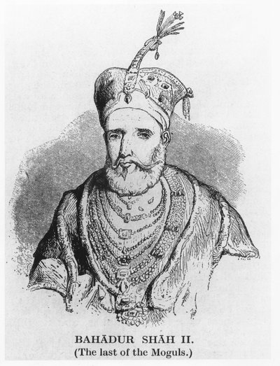 Bahadur Shah II door English School