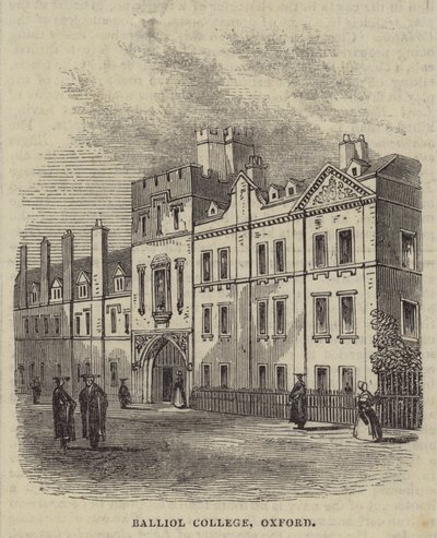 Balliol College, Oxford (gravure) door English School