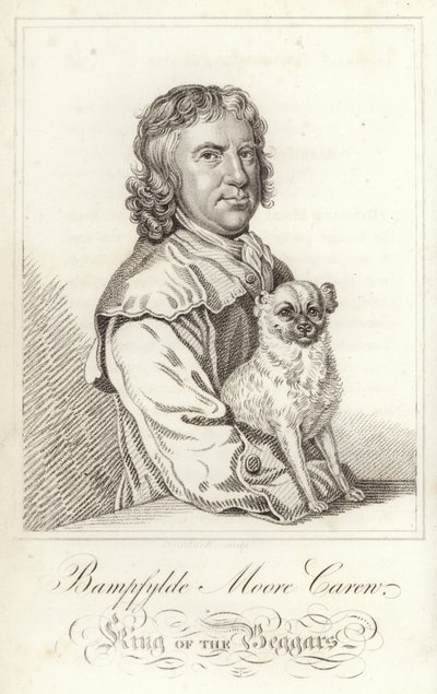 Bampfylde Moore Caren, koning van de bedelaars door English School