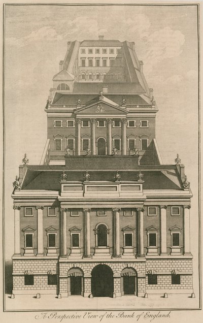 Bank of England, Gebouw van George Sampson, 1734 door English School
