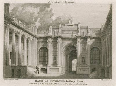 Bank of England, Lothbury Court door English School