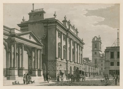Bank of England, Westelijke Vleugel toegevoegd door Sir Robert Taylor, 1783 door English School