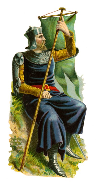 Vaandeldrager van Koning Edward I, 1274-1307 door English School