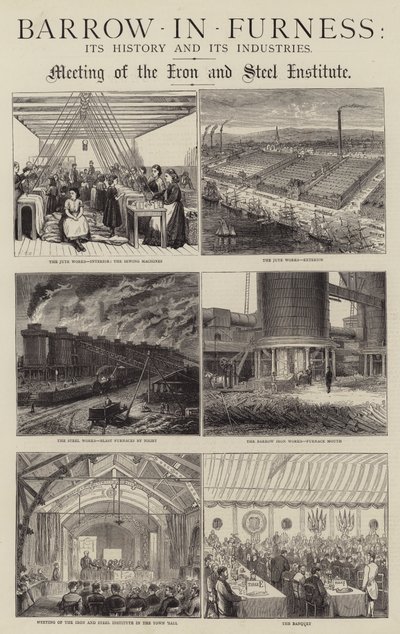 Barrow-in-Furness, zijn geschiedenis en industrieën door English School