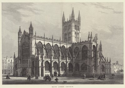 Bath Abbey Church (gravure) door English School