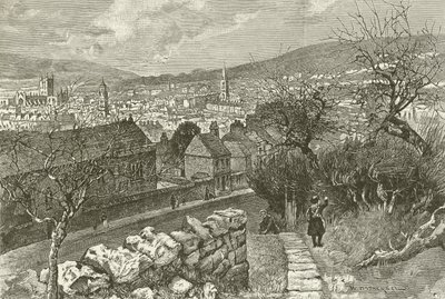 Bath, vanaf Beechen Cliff door English School