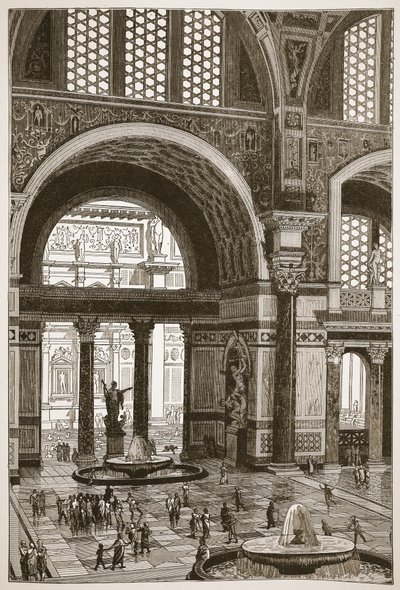 Thermen van Caracalla (gerestaureerd) door English School
