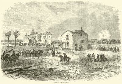 Batterij van mariniers, december 1870 door English School