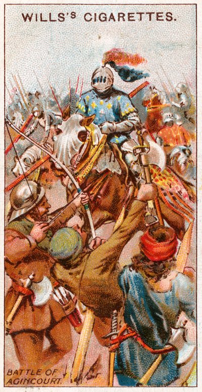Slag bij Agincourt door English School