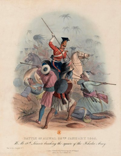 Slag bij Aliwal, 28 januari 1846 door English School