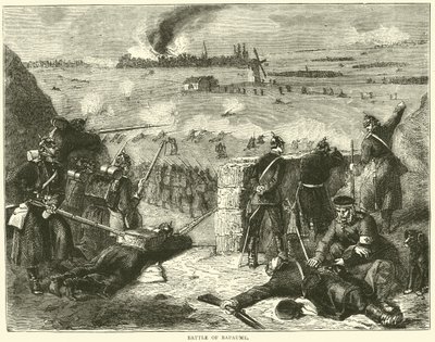 Slag bij Bapaume, januari 1871 door English School