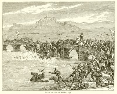 Slag bij Stirling Bridge, 1297 door English School