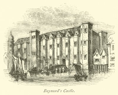 Baynards Kasteel door English School