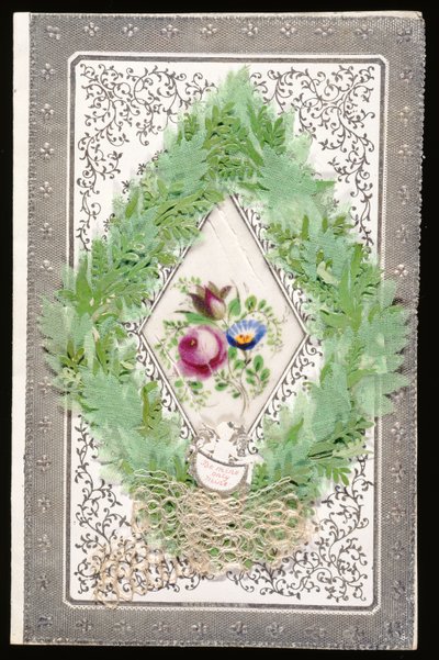 Wees de mijne, alleen de mijne, Valentijnskaart, ca. 1830 door English School