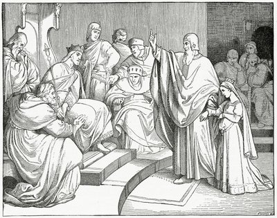 Beatrice geleid naar de Rijksdag voor haar verloving, 1882 door English School