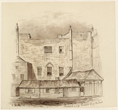 Beauchamp Tower vanuit het oosten door English School