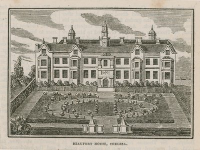 Beaufort House in Chelsea door English School
