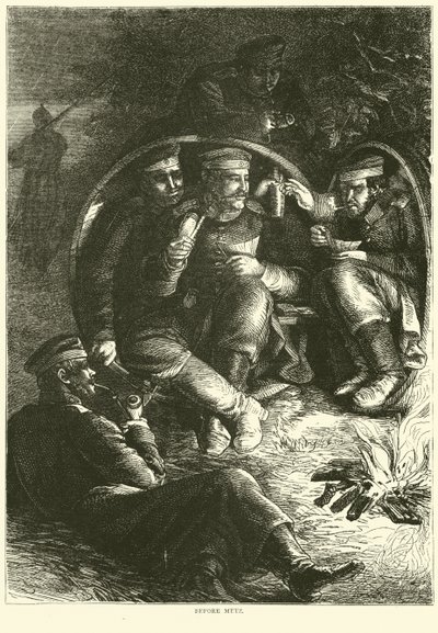 Voor Metz, oktober 1870 door English School