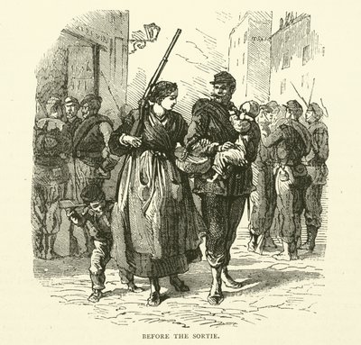 Voor de uitval, januari 1871 door English School