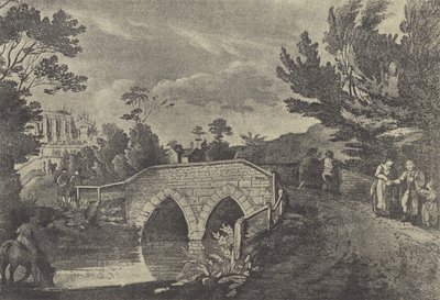 Beggars Bridge, 1796 door English School
