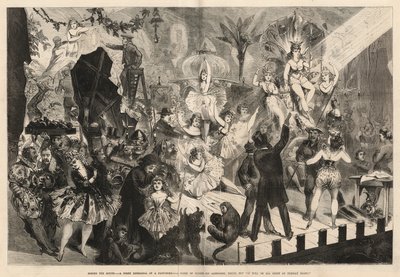 Achter de schermen - Een nachtelijke repetitie van een pantomime door English School