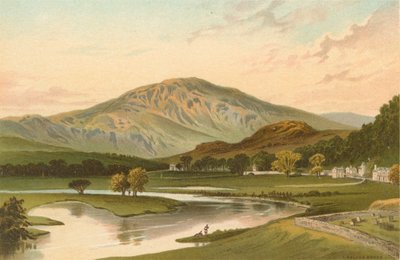 Ben Ledi vanaf Callander Bridge door English School