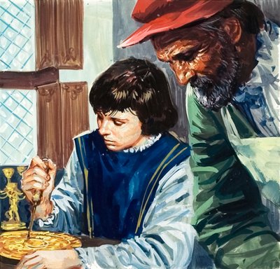 Benvenuto Cellini als jongen door English School