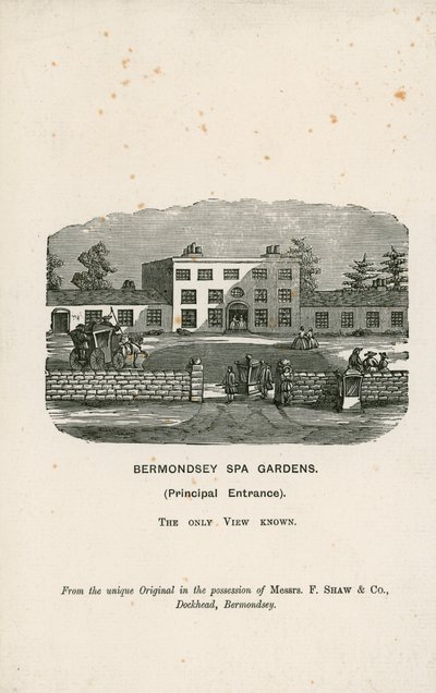 Bermondsey Spa Gardens door English School