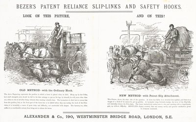 Bezers Patent Reliance Slip-Links en Veiligheidshaken door English School