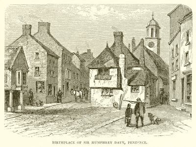Geboorteplaats van Sir Humphrey Davy, Penzance door English School