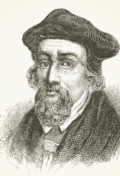 Bisschop Nicholas Ridley, uit 